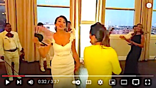 image of bride dancing at her wedding reception.