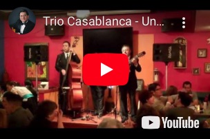 Trio Casablanca at Birthday Gig Singing "Un Viejo Amor"